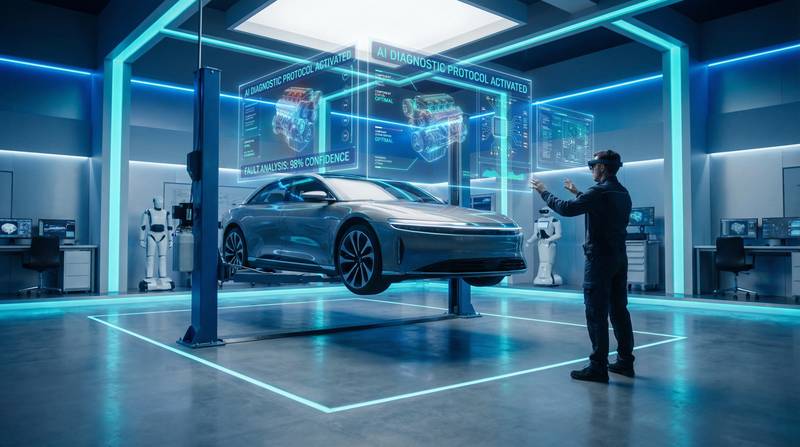 重口社AI智能修车视频诊断技术